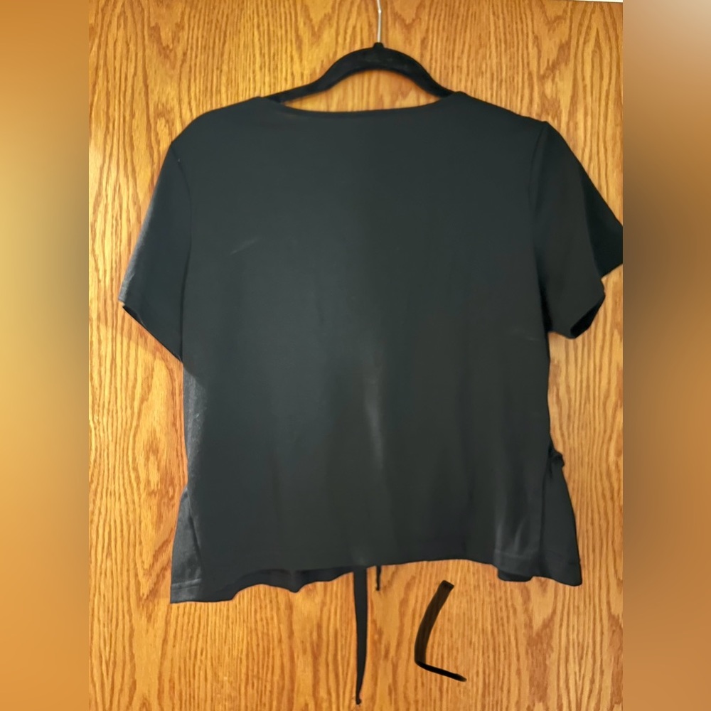 Open back shirt